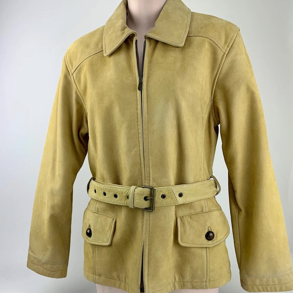 1980's Georgetown Leather Design Buckskin Jacket